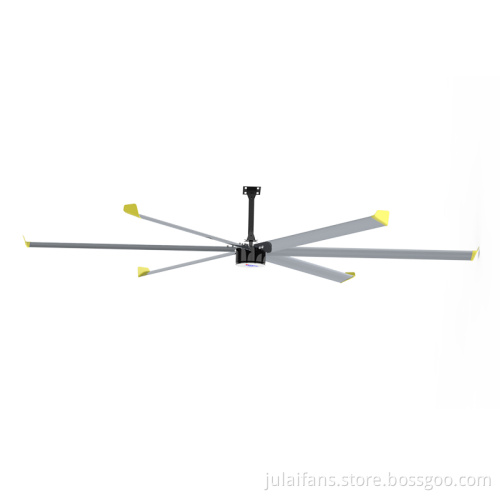 Large permanent magnet ceiling fan for industrial use